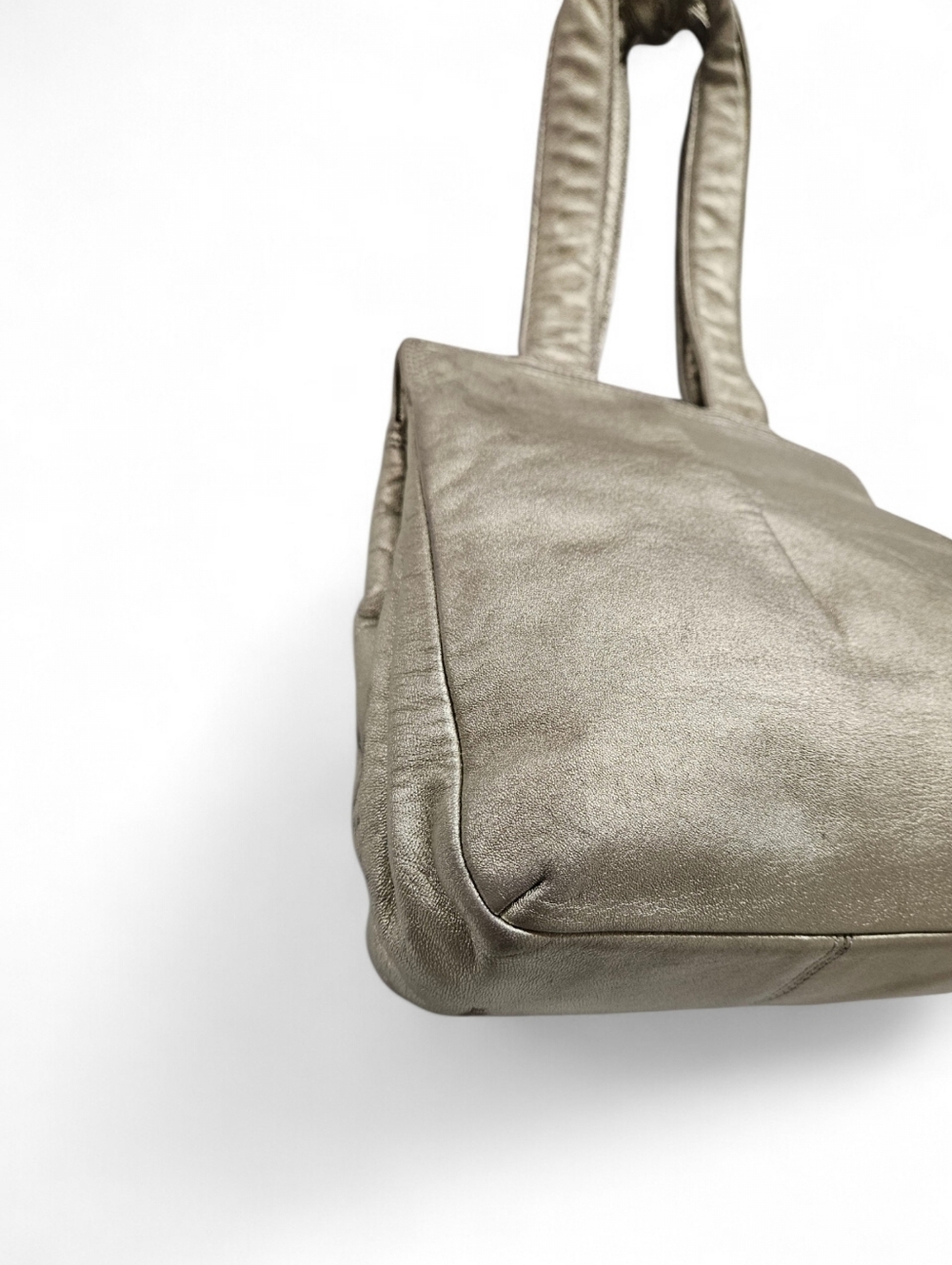 Loewe Nappa Lambskin Leather Knotted Tote Bag In Light Gold - Picture 8 of 15